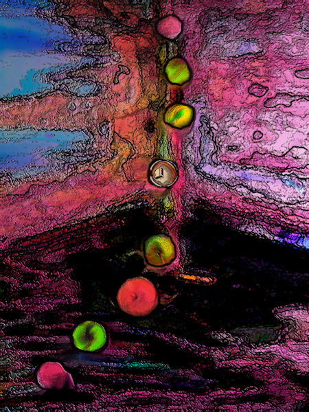 abstract image with fruit representing fruits of knowledge