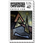 Elements as usable postage, by Solis