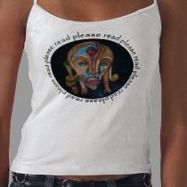 Ivana Read Read Read woman's t-shirt, a Book People character