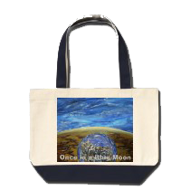 Once in a Blue Moon bag, art work by William Solis