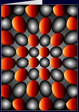 Checkerboard card by Sarah Curtiss