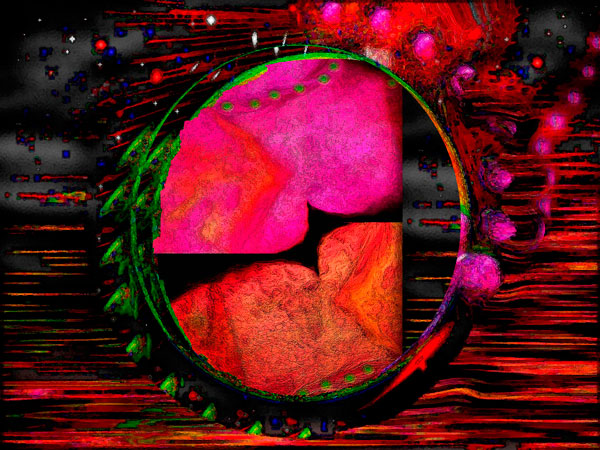 Cover image which is an abstract representation of infinity from Everything IS, a visual and philosophical theory of everything