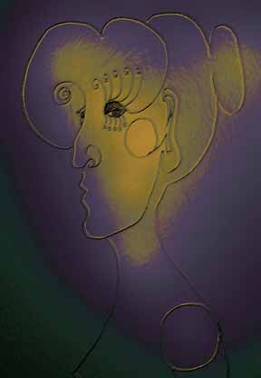 Contour Face Drawing