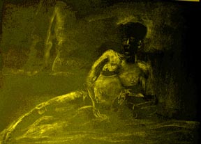 Woman on bench